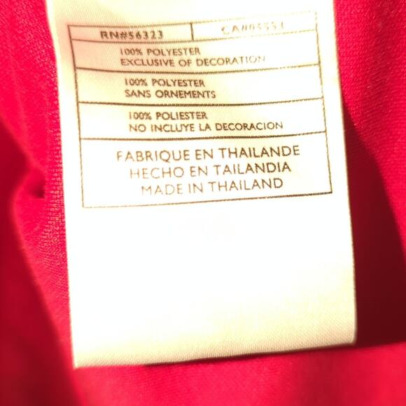 Nike FITDRY Shirt XL Red Soccer Training Tee Vintage 00s Athletic Top Thailand - Picture 4 of 6